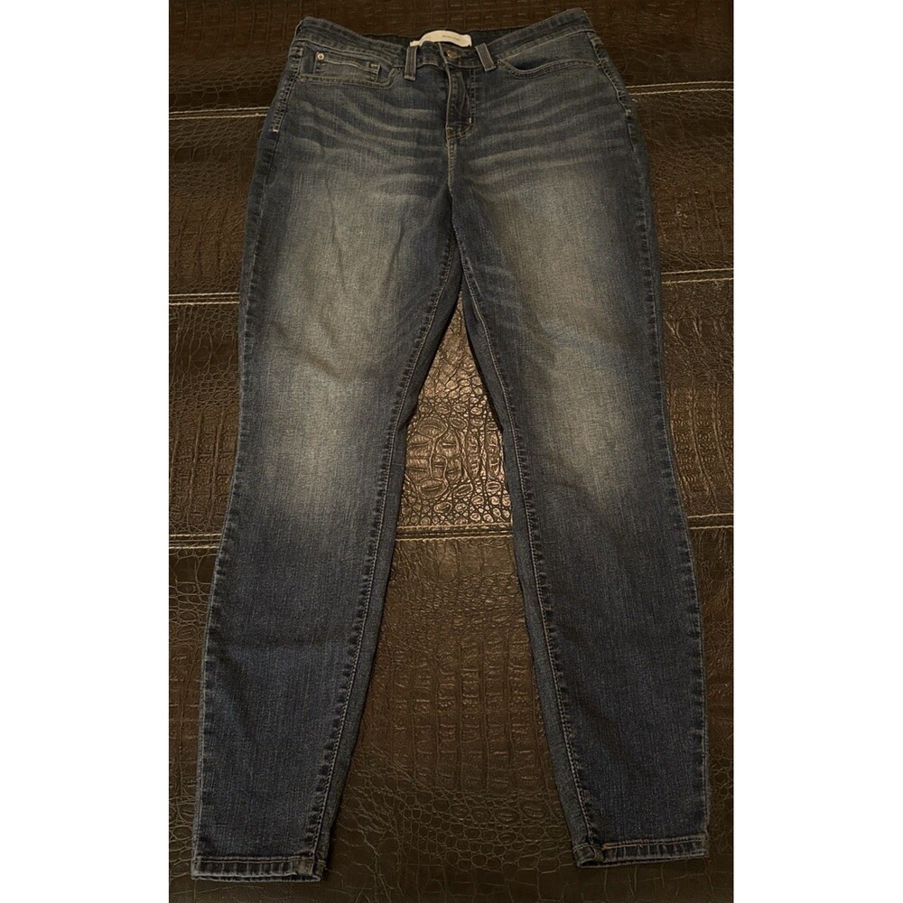 Signature by Levi Strauss Gold Label Mid Rise Skinny 10M W30 L30 Blue Jean Denim
